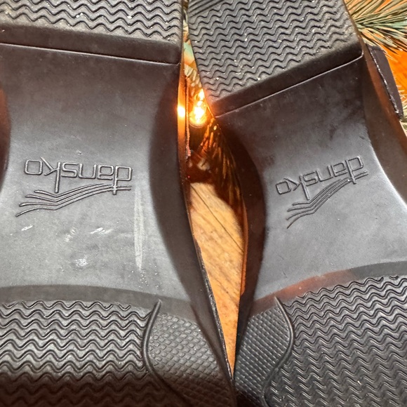 Dansko Black Leather Mules - Picture 5 of 13